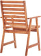 vidaXL - Tuinstoelen - 3 - st - massief - acaciahout
