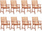 vidaXL - Tuinstoelen - 3 - st - massief - acaciahout