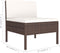 vidaXL - Tuinstoelen - 3 - st - met - kussens - poly - rattan - bruin
