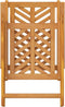 vidaXL - Tuinstoelen - 3 - st - verstelbaar - massief - acaciahout