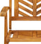 vidaXL - Tuinstoelen - 3 - st - verstelbaar - massief - acaciahout
