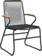 vidaXL - Tuinstoelen - 4 - st - 58x59x85,5 - cm - PVC-rattan - zwart