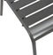 vidaXL - Tuinstoelen - 4 - st - gelat - ontwerp - staal - donkergrijs