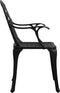 vidaXL - Tuinstoelen - 4 - st - gietaluminium - zwart