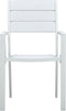 vidaXL - Tuinstoelen - 4 - st - hout-look - HDPE - wit