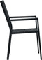 vidaXL - Tuinstoelen - 4 - st - hout-look - HDPE - zwart