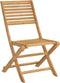 vidaXL - Tuinstoelen - 4 - st - inklapbaar - 48,5x61,5x87 - cm - massief - acaciahout