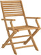 vidaXL - Tuinstoelen - 4 - st - inklapbaar - 54,5x61,5x86,5 - cm - acaciahout
