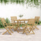 vidaXL - Tuinstoelen - 4 - st - inklapbaar - 54,5x61,5x86,5 - cm - acaciahout