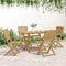 vidaXL - Tuinstoelen - 4 - st - inklapbaar - 57,5x54,5x90 - cm - massief - acaciahout