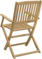 vidaXL - Tuinstoelen - 4 - st - inklapbaar - 57,5x54,5x90 - cm - massief - acaciahout
