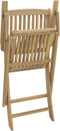 vidaXL - Tuinstoelen - 4 - st - inklapbaar - 57,5x54,5x90 - cm - massief - acaciahout
