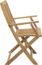 vidaXL - Tuinstoelen - 4 - st - inklapbaar - 57,5x54,5x90 - cm - massief - acaciahout