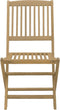 vidaXL - Tuinstoelen - 4 - st - inklapbaar - 57x49x90 - cm - massief - acaciahout