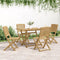 vidaXL - Tuinstoelen - 4 - st - inklapbaar - 57x49x90 - cm - massief - acaciahout