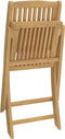 vidaXL - Tuinstoelen - 4 - st - inklapbaar - 57x49x90 - cm - massief - acaciahout