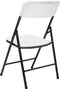vidaXL - Tuinstoelen - 4 - st - inklapbaar - HDPE - wit