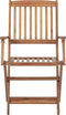 vidaXL - Tuinstoelen - 4 - st - inklapbaar - massief - acaciahout