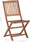 vidaXL - Tuinstoelen - 4 - st - inklapbaar - massief - acaciahout