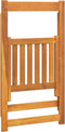 vidaXL - Tuinstoelen - 4 - st - inklapbaar - massief - acaciahout