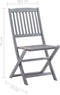 vidaXL - Tuinstoelen - 4 - st - inklapbaar - massief - acaciahout