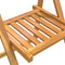 vidaXL - Tuinstoelen - 4 - st - inklapbaar - massief - acaciahout