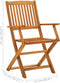 vidaXL - Tuinstoelen - 4 - st - inklapbaar - massief - eucalyptushout
