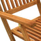 vidaXL - Tuinstoelen - 4 - st - inklapbaar - massief - eucalyptushout