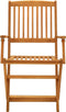 vidaXL - Tuinstoelen - 4 - st - inklapbaar - massief - eucalyptushout