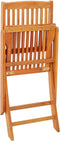 vidaXL - Tuinstoelen - 4 - st - inklapbaar - massief - eucalyptushout
