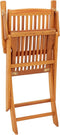 vidaXL - Tuinstoelen - 4 - st - inklapbaar - massief - eucalyptushout