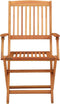 vidaXL - Tuinstoelen - 4 - st - inklapbaar - massief - eucalyptushout