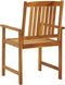 vidaXL - Tuinstoelen - 4 - st - massief - acaciahout