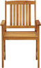 vidaXL - Tuinstoelen - 4 - st - massief - acaciahout
