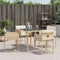 vidaXL - Tuinstoelen - 4 - st - met - kussens - poly - rattan - beige