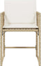 vidaXL - Tuinstoelen - 4 - st - met - kussens - poly - rattan - beige