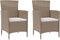 vidaXL - Tuinstoelen - 4 - st - met - kussens - poly - rattan - beige