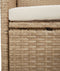 vidaXL - Tuinstoelen - 4 - st - met - kussens - poly - rattan - beige