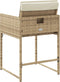 vidaXL - Tuinstoelen - 4 - st - met - kussens - poly - rattan - beige