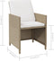 vidaXL - Tuinstoelen - 4 - st - met - kussens - poly - rattan - beige