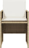 vidaXL - Tuinstoelen - 4 - st - met - kussens - poly - rattan - beige