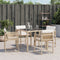 vidaXL - Tuinstoelen - 4 - st - met - kussens - poly - rattan - beige