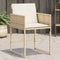 vidaXL - Tuinstoelen - 4 - st - met - kussens - poly - rattan - beige