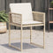 vidaXL - Tuinstoelen - 4 - st - met - kussens - poly - rattan - beige
