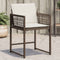 vidaXL - Tuinstoelen - 4 - st - met - kussens - poly - rattan - bruin