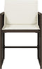 vidaXL - Tuinstoelen - 4 - st - met - kussens - poly - rattan - bruin