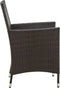 vidaXL - Tuinstoelen - 4 - st - met - kussens - poly - rattan - bruin