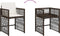 vidaXL - Tuinstoelen - 4 - st - met - kussens - poly - rattan - bruin