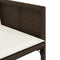 vidaXL - Tuinstoelen - 4 - st - met - kussens - poly - rattan - bruin