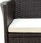vidaXL - Tuinstoelen - 4 - st - met - kussens - poly - rattan - bruin